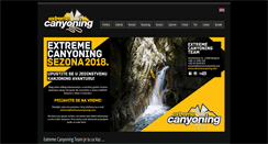 Desktop Screenshot of extremecanyoning.com